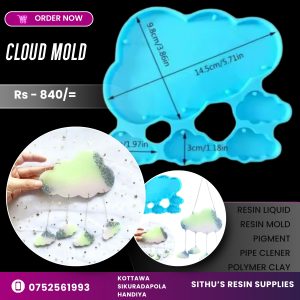 Cloud Combination Pendants Silicone Mold