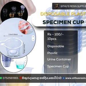 40ML Plastic Urine Cups Disposable Cups 10pcs