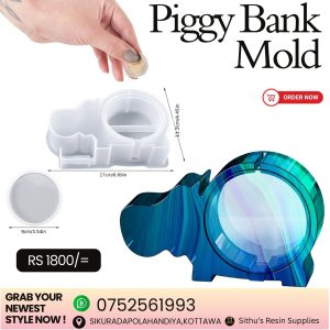 Animal Piggy Bank Silicone Mold