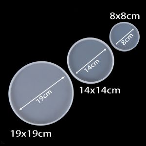 Round coaster Dish Silicone Mold
