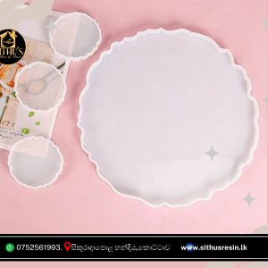 Irregular Round Silicone Coaster Molds