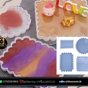 Wave Style Tray Resin Molds