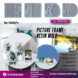 Picture Frame Resin Mold with stand/photo stand