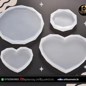 Diamond Shape Mold Heart and Round